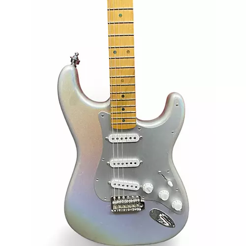 Used Fender H.E.R. Stratocaster Chrome Glow Solid Body Electric Guitar Chrome Glow