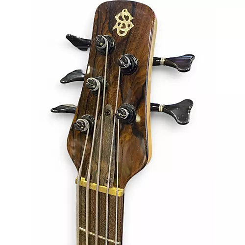 Used 2021 Spector Justin's NS5XL Woodstock Custom Collection Natural Electric Bass Guitar Natural