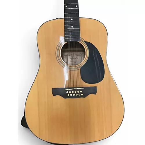 Used Alvarez RD2012 Natural 12 String Acoustic Electric Guitar Natural