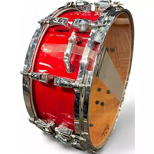 Used Yamaha 14X5.5 Absolute Snare RED Drum RED 211