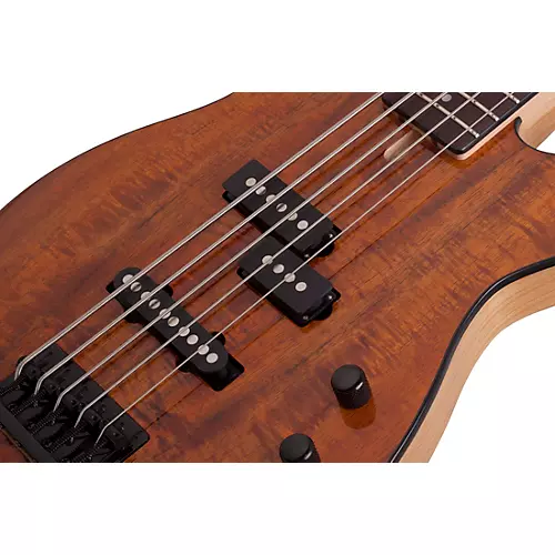 Schecter Guitar Research Michael Anthony MA-5 Koa 5-String Electric Bass Natural