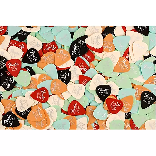 Fender 351 Shape Dura-Tone Delrin Guitar Picks 1.21 mm 12 Pack