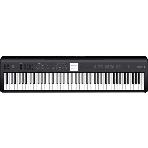 Roland FP-E50 Digital Piano With Matching Stand and Sustain Pedal Black