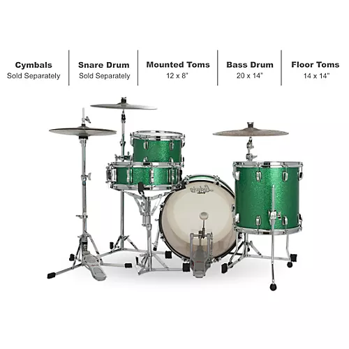 Ludwig Classic Oak 3-Piece Downbeat Shell Pack With 20
