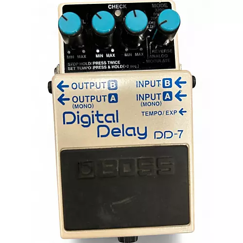 Used BOSS DD7 Digital Delay Effect Pedal