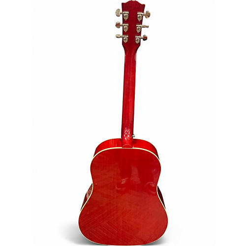 Used Gibson J45 Standard Left Handed Cherry Acoustic Electric Guitar Cherry