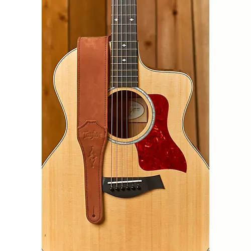 Taylor Gemstone Guitar Strap Sanded Suede Black 2.5 in.