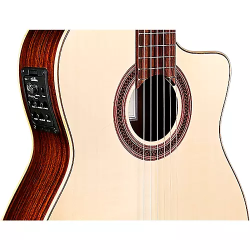 Cordoba GK Studio Negra Flamenco Acoustic-Electric Guitar Wine Red