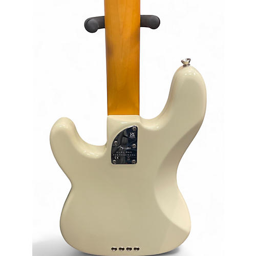 Used Fender American Professional II Precision Bass Olympic White Electric Bass Guitar Olympic White
