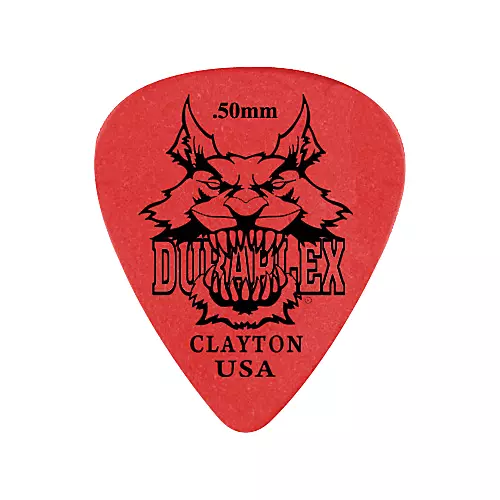 Clayton Duraplex Delrin Picks 1 Dozen .60 mm