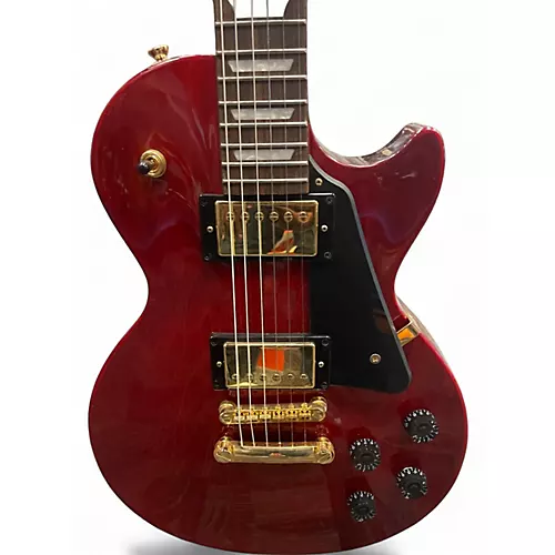 Used Epiphone Gothic Les Paul Studio Wine Red Solid Body Electric Guitar Wine Red
