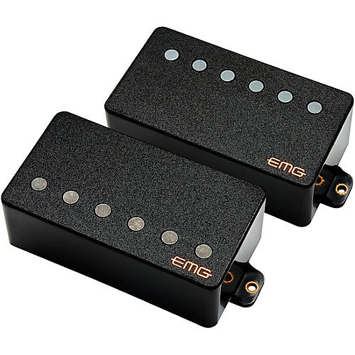 EMG Dual Mode F-57TW/66TW Dual Pickup Set, Floyd Spaced Brushed Chrome