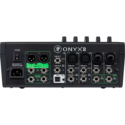 Mackie Onyx8 8-Channel Premium Analog Mixer With Multi-Track USB And Bluetooth