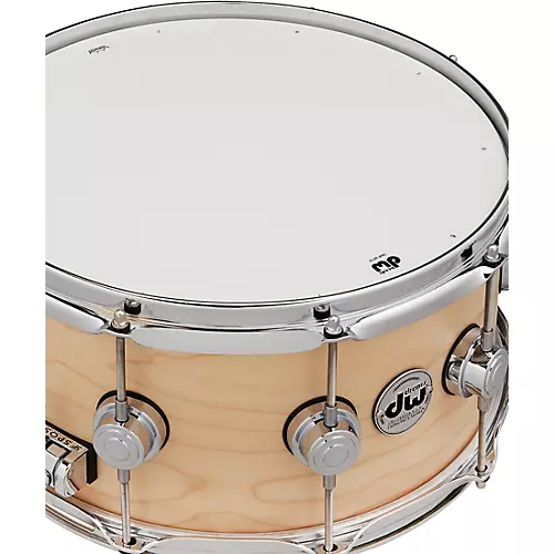DW Collector's SSC Maple Satin Oil Snare Drum with Chrome Hardware 14 x 6.5 in. Natural