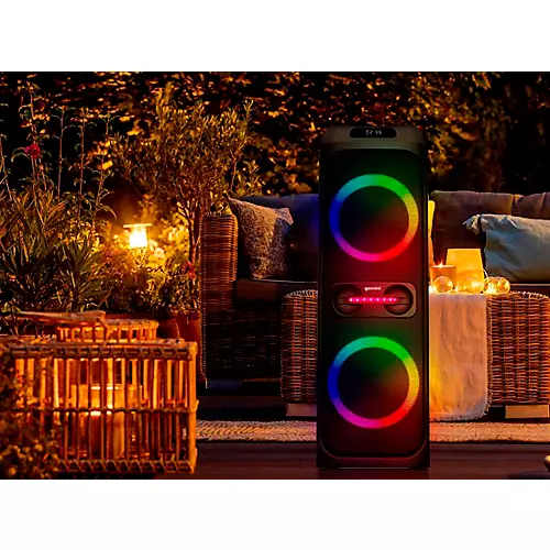 Gemini GHK-2800 Bluetooth Speaker System With LED Party Lighting