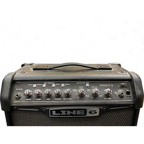 Used Line 6 Spider IV 15W 1X8 Guitar Combo Amp