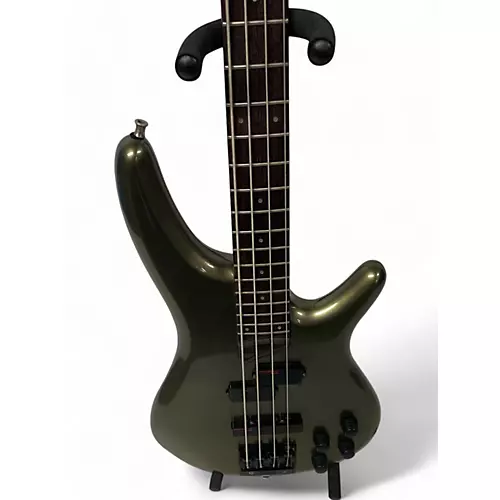 Used Ibanez SR800 Green Electric Bass Guitar Green
