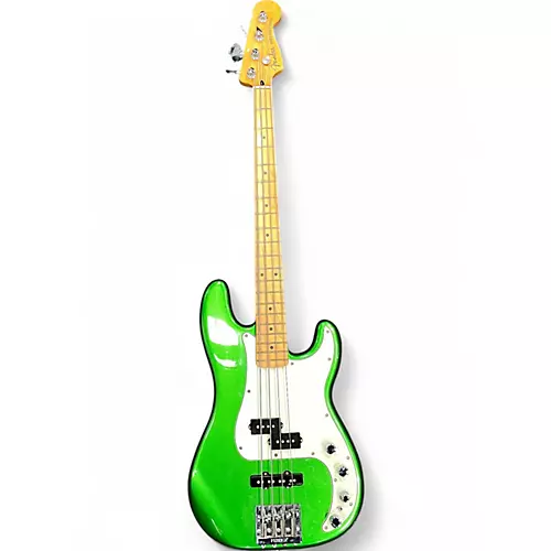 Used 2021 Fender Player Plus Active Precision Bass COSMIC JADE Electric Bass Guitar COSMIC JADE