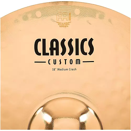 MEINL Classics Custom Medium Crash - Brilliant 18 in.