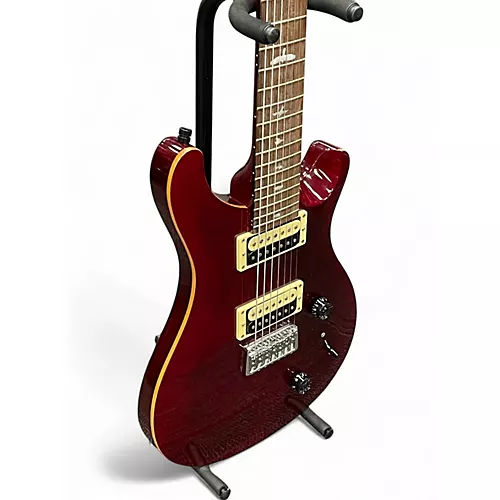 Used PRS SVN Trans Crimson Red Solid Body Electric Guitar Trans Crimson Red
