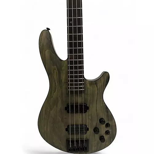 Used Schecter Guitar Research c4 Apocalypse rust grey Electric Bass Guitar rust grey