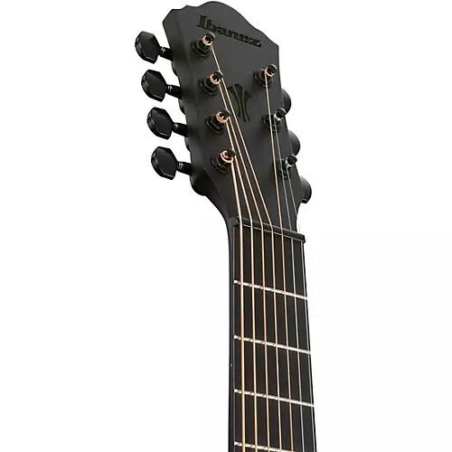 Ibanez AEG721 7-String Grand Concert Acoustic-Electric Guitar Blackout Flat