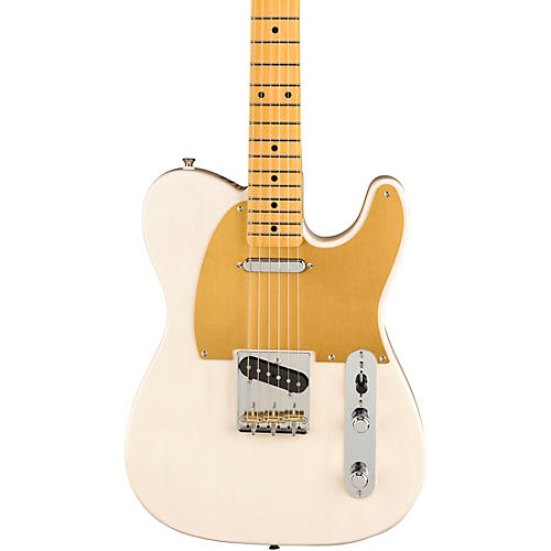 Fender JV Modified '50s Telecaster Maple Fingerboard Electric Guitar White Blonde