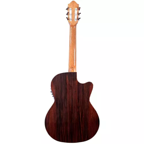 Kremona Verea Left-Handed Classical Acoustic-Electric Guitar Natural