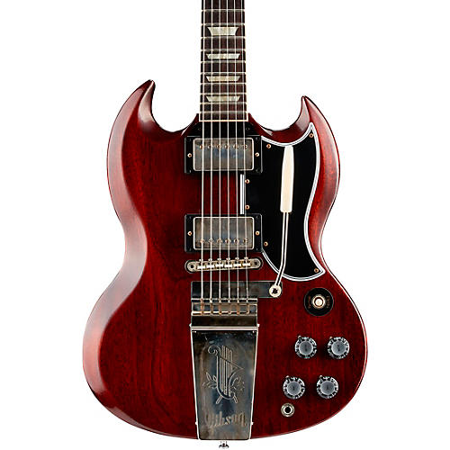 Gibson Custom Murphy Lab 1964 SG Standard Reissue With Maestro Ultra Light Aged Electric Guitar Cherry Red