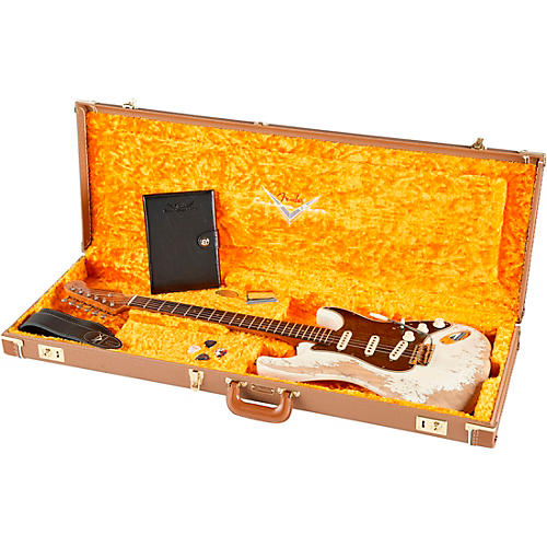 Fender Custom Shop Limited-Edition Poblano Stratocaster Super Heavy Relic Electric Guitar Aged Black