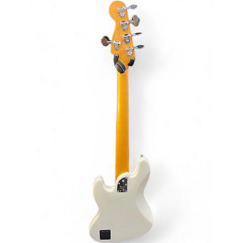 Used Fender American Ultra Jazz Bass V Artic Pearl Electric Bass Guitar Artic Pearl