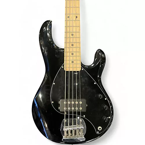 Used Sterling by Music Man Ray5 5 String Black Electric Bass Guitar Black
