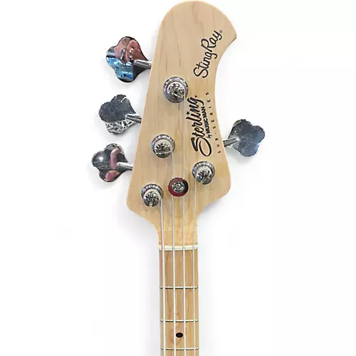 Used Sterling by Music Man sub string 5 bass maroon Electric Bass Guitar maroon