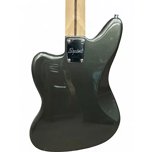 Used Squier Affinity Series Jaguar Bass H Charcoal Frost Metallic Electric Bass Guitar Charcoal Frost Metallic