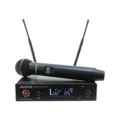 Audix AP41 OM2 Wireless Microphone System With R41 Diversity Receiver and H60/OM2 Handheld Transmitter Band B