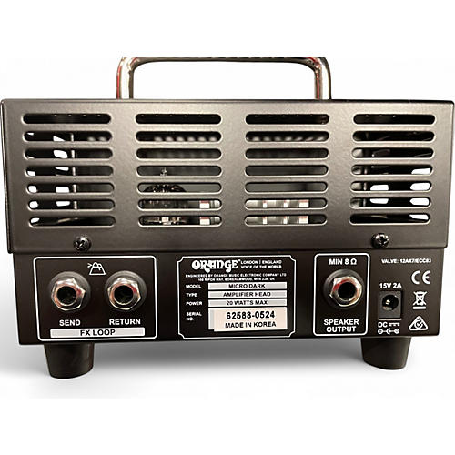 Used Orange Amplifiers Micro Dark 20W Tube Guitar Amp Head