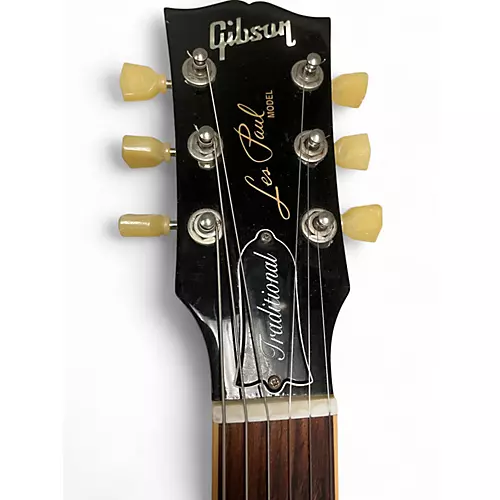 Used 2008 Gibson Les Paul Traditional Black Solid Body Electric Guitar Black