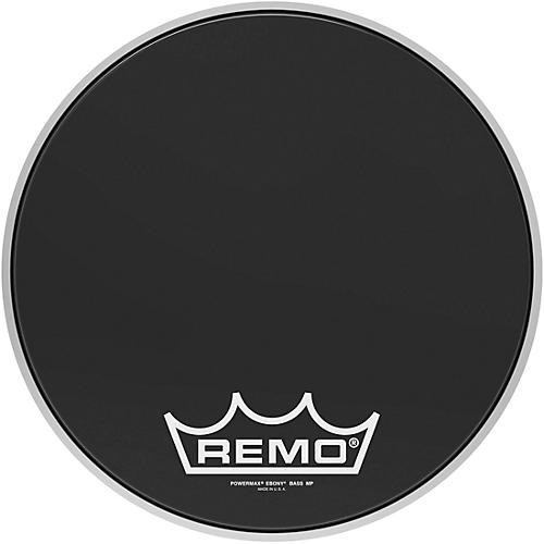 Remo Powermax Ebony Crimplock Bass Drum Head 20 in.