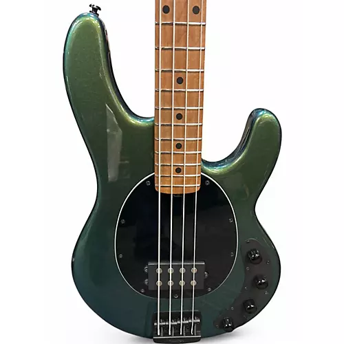 Used Ernie Ball Music Man StingRay Special H EMERALD IRIS Electric Bass Guitar EMERALD IRIS
