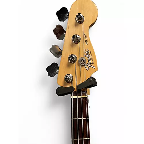Used 2006 Fender Standard Jazz Bass Black Electric Bass Guitar Black