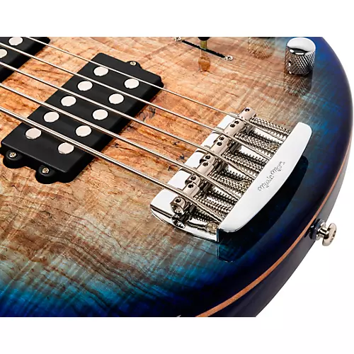 Ernie Ball Music Man BFR StingRay Special 5 Electric Bass Guitar Paua Blue Burst