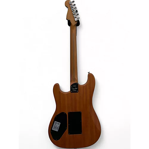 Used Fender American Acoustasonic Stratocaster red Acoustic Electric Guitar red