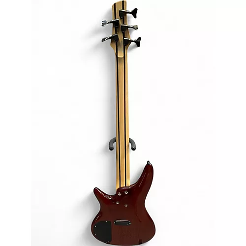 Used Ibanez SR405 5 String Brown Sunburst Electric Bass Guitar Brown Sunburst