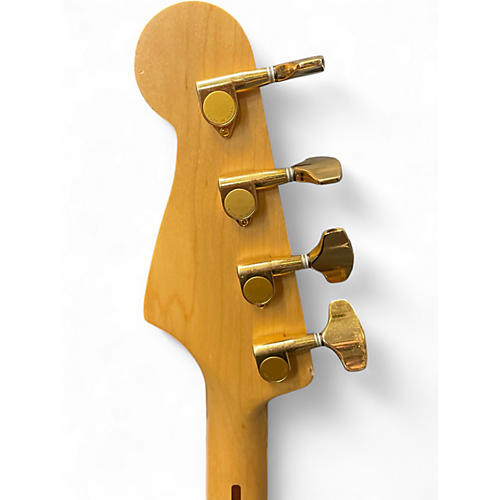 Used Fender precision lyte trans green Electric Bass Guitar trans green