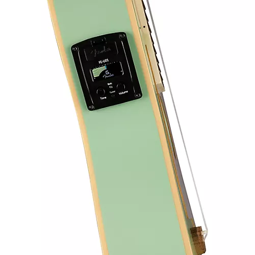 Fender Fullerton Stratocaster Acoustic-Electric Ukulele Black