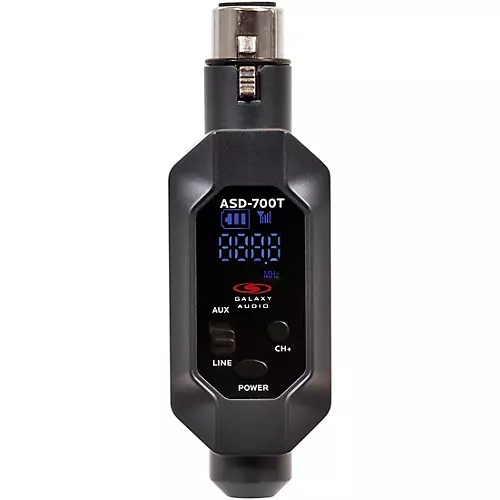 Galaxy Audio ASD-700 Digital 15 Channel UHF Plug & Play Wireless In-Ear Monitor System with EB5 Earbuds Frequency CODE B5 550-569 MHz Frequency CODE B5 550-569 MHz