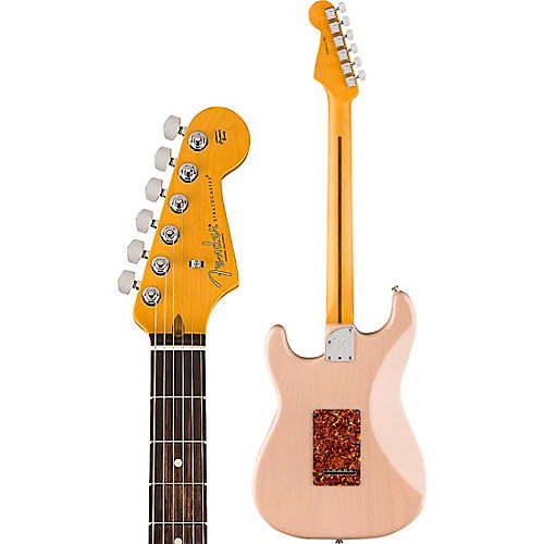 Fender American Professional II Stratocaster Thinline Limited-Edition Electric Guitar Transparent Shell Pink