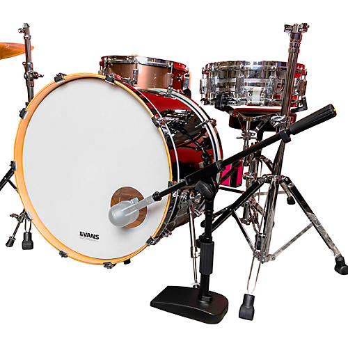 Shure SH-DESKTOP2 Compact Low-Profile Desktop Mic Stand With Single-Section Boom Black