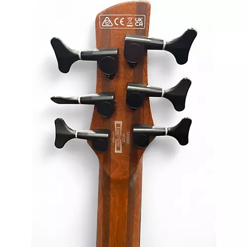 Used Ibanez SR606E Blue Electric Bass Guitar Blue