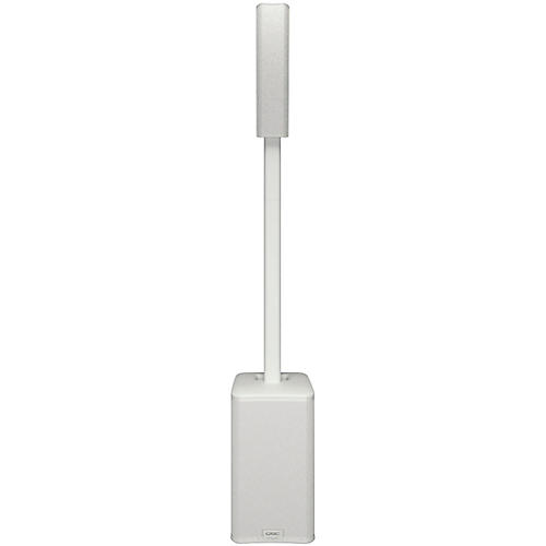 QSC KC12 Active 3-Way Column Speaker Pair With Cables, White